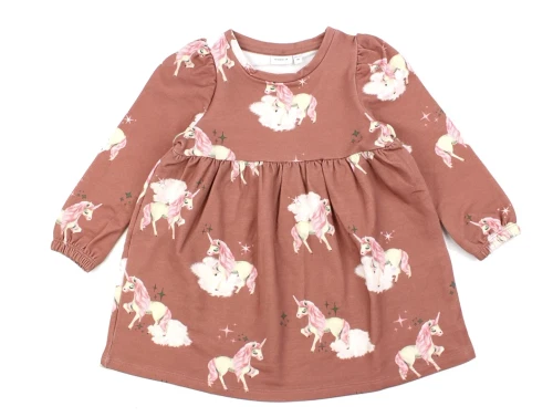 Name It light mahogany unicorn sweatkjole